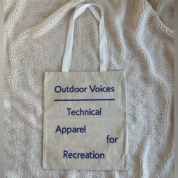 Outdoor Voices canvas bag - Picture 1 of 2